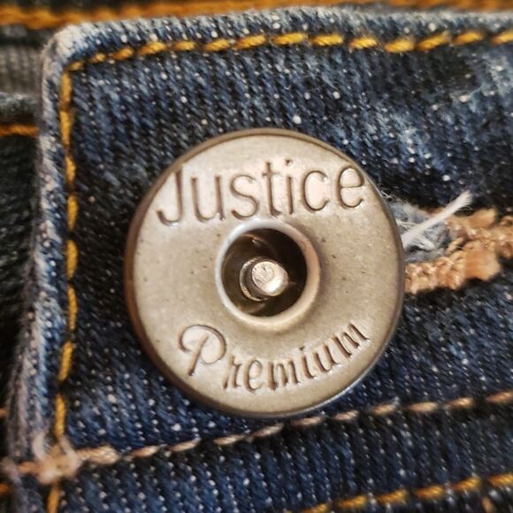 EUC Justice Girls Jeans Sz 10 1/2 - Picture 5 of 9